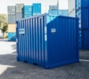 CONTAINER ALBASTRU DE 10 PICIOARE NOU